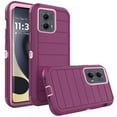 thumbnail image 1 of Asuwish Compatible with Motorola Edge 5G 2024 Phone Case Hybrid Rugged Shockproof Hard Protective Drop Proof Full Body Heavy Duty Mobile Cell Cover for Moto Edge2024 Women Men Purple, 1 of 5