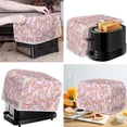 thumbnail image 2 of Renewold Pink Wide Slot Toaster Cover 4 Slice, Holiday Decoration Gifts Easter Egg Rabbit Kitchen Appliance Dust Protector Cover with Handle Keep off Liquid Oil Stain, 2 of 6