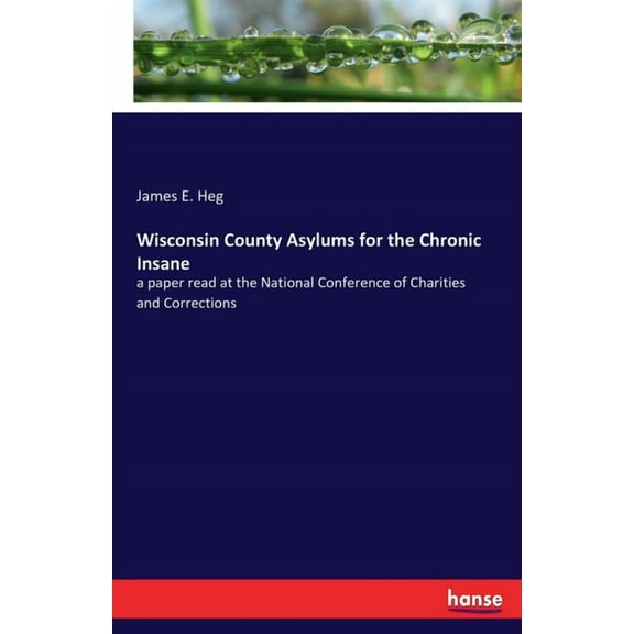 Wisconsin County Asylums for the Chronic Insane: a paper read at the National Conference of Charities and Corrections, (Paperback)