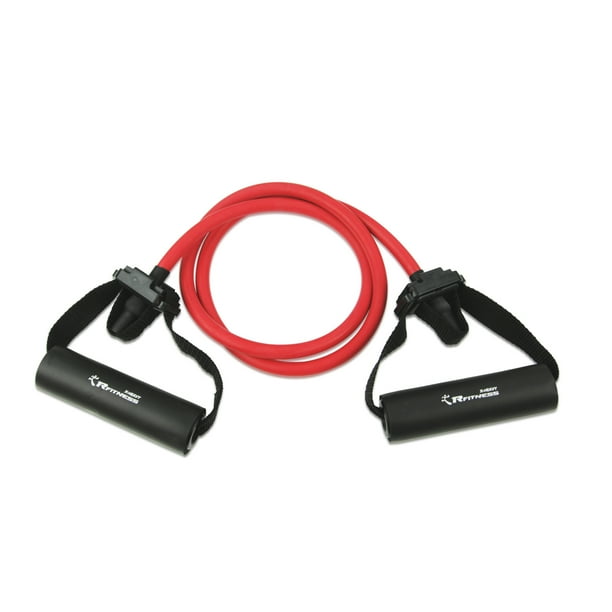 Furinno RFitness RF1505RD Professional Stretch Latex Exercise TUBING with Sponge Handle, X