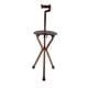 thumbnail image 1 of Bastones Plegables Con Asiento, Bastón Plegable, Silla, Taburete, Bastón De Vije, aleación De Aluminio Con Agarre Antideslizante Para Personas Mayores, 1 of 7