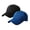 black+blue, variant on 2-Pack Unisex Classic Cotton Baseball Caps - Adjustable Hard Brim Dad Hats, Solid Color Plain Blank Visor for Men & Women (Sun Protection & Casual Wear)