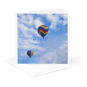 3dRose, USA, Albuquerque. International Balloon Fiesta, 1 Greeting Card with envelope
