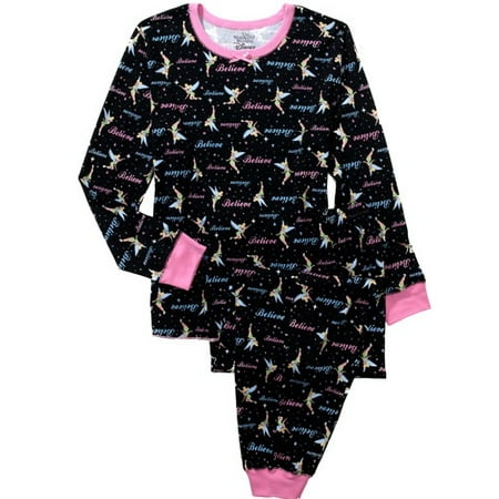 Women's Plus Tinker Bell Rib Shirt and Pants Set
