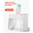 thumbnail image 3 of VEVOR Ducted Fume Hood, 19.69 x 41.54 x 27.56 inch Working Area, Lab Fume Hood with LED Light and G1 Pre-Filter, Exhaust Equipment for Laboratory Fume Control and Pharmaceutical Compounding, White, 3 of 9