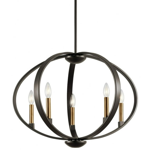 Kichler Lighting - Five Light Pendant - Chandelier Round Pendant - Elata - 5