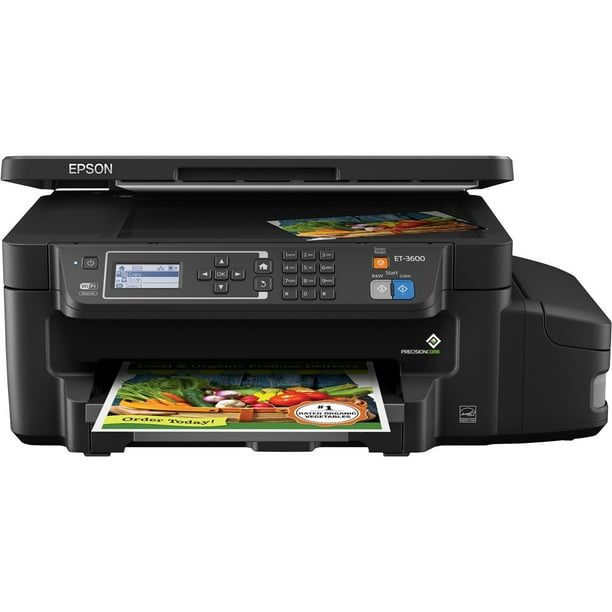Epson Expression ET3600 Wireless Inkjet Multifunction Printer, Color