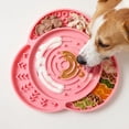 thumbnail image 5 of Silicone Dog Lick Mat with Powerful Suction Cups, Flower-Shaped Pet Slow Feeder Mat for Cats and Dogs, Calming Treat Mat for Anxiety Relief, Bathing and Grooming Distraction, 5 of 8