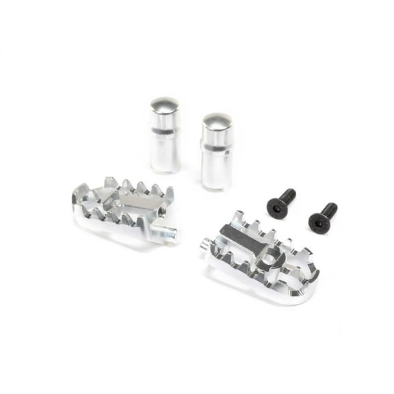 Losi Aluminum Foot Pegs Silver PM-MX/SM LOS361001 Electric Car/Truck Option Parts
