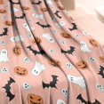 thumbnail image 3 of Pastel Halloween Icons Pattern Blanket,Comfortable Soft Lamb Wool Throw Blanket,All Season,Warm Lightweight Blankets for Sofa Bed Couch Living Room Chair,40"x50", 3 of 4