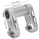thumbnail image 3 of Potence de guidon réglable en alliage d'aluminium pour vélo pliable, 25,4 mm, argent, 3 of 4
