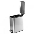 thumbnail image 1 of Rubbish Bin,Stainless Steel Mute Pedal Garbage Can Trash Can Rapid Response, 1 of 7