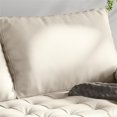 thumbnail image 3 of Pemberly Row 70" Square Arm Modern Fabric Standard Sofa in White, 3 of 7