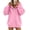 Pink, variant on Msgweeeg Button-Up Hoodie with Pockets, Heavyweight, Women's S-XXL