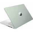 thumbnail image 5 of HP 14" N150 Laptop, Intel Quad-Core, 16GB RAM, 256GB Storage (128GB eMMC + 128GB SD), Windows 11 Home Copilot & 1 Year Microsoft Office 365, Ultra Thin Lightweight Green Notebook for Work and School, 5 of 7
