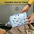 thumbnail image 5 of Toiletries Bag,LightBlue Dinosaurs Stars Moons Pattern Mens Womens Toiletry Bag Bathroom Bag,Waterproof Toiletry Travel Bag Dopp Kit Shaving Bag 11x6.3x5.1 Inch, 5 of 5