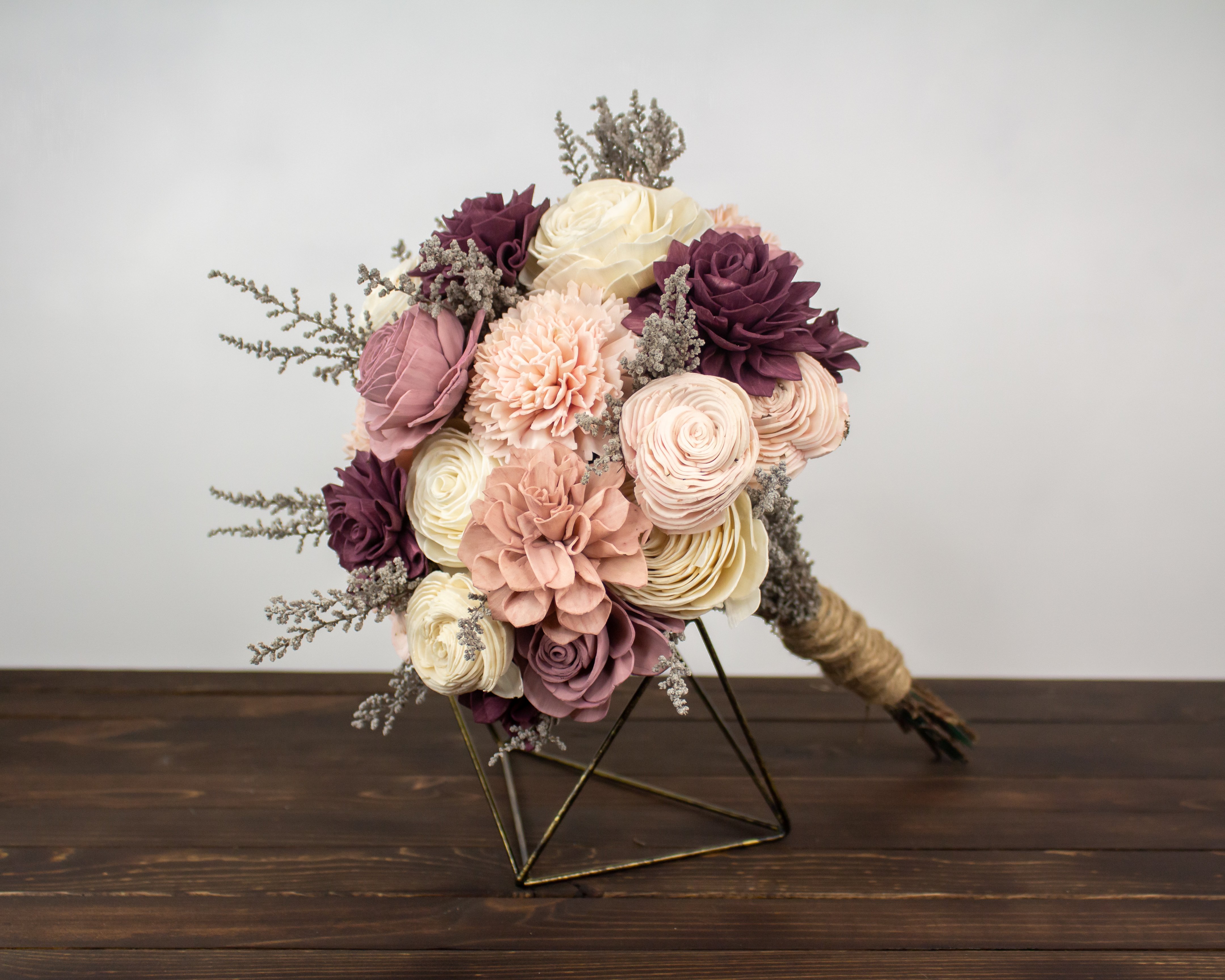 Sola Wood Flowers Beautiful Blushing Beauty Bouquet 11 5 13 5 38 Assorted Flowers Offset Filler Large Walmart Com Walmart Com