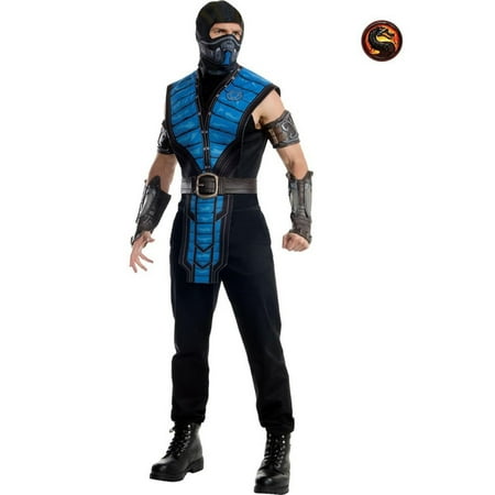 Men's Mortal Kombat Sub-zero Adult Costume - (Best Mortal Kombat Costumes)