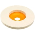 thumbnail image 2 of Haobase 2 PCS 4' 100mm Wool Buffing Angle Grinders Wheel Felt Polishing Disc, 2 of 4