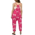 thumbnail image 3 of Girls Jumpsuits Overalls Summer Outfits For Girls Loose Rompers Bowknot Cute Outfits For Girls, 3 of 5