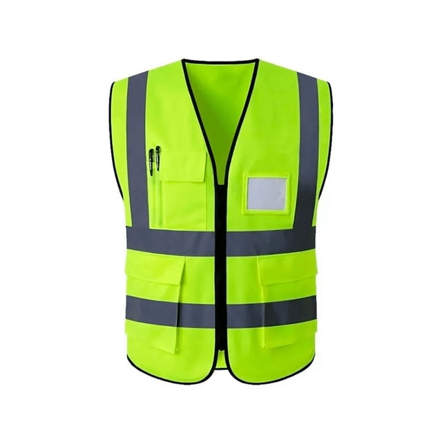 Chaleco de Seguridad Simonetta Vespetti Talla XL Amarillo con Tiras Reflectantes y Cierre
