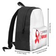 thumbnail image 3 of Red Ribbon Week Awareness Backpack,Large Capacity Travel Backpack,Laptop Backpack,Water Resistant Backpack For Women Men, 3 of 5