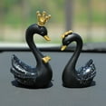 thumbnail image 4 of Estatua de Cisne de Resina Colco 3D Grande Negro, 4 of 7