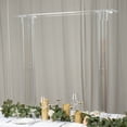thumbnail image 2 of Efavormart 40" Tall Clear Acrylic Rectangular Flower Stand Wedding Centerpiece, Long Floral Frame Table Display Stand, 2 of 11
