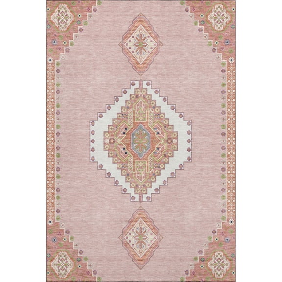 Dalyn Rugs Premium Machine Washable Mayfield AMF1014 Pink 2'6" x 3'10" Rug