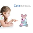 thumbnail image 6 of Gqtwoy Cute Glowing Rabbit Plushie, Soft Toy for Kids Sleep Comfort, Built-in LED Light for Nighttime, Perfect Birthday or Holiday Gift, Soft Velvet Material, Powered by 2 AA Batteries, 6 of 6