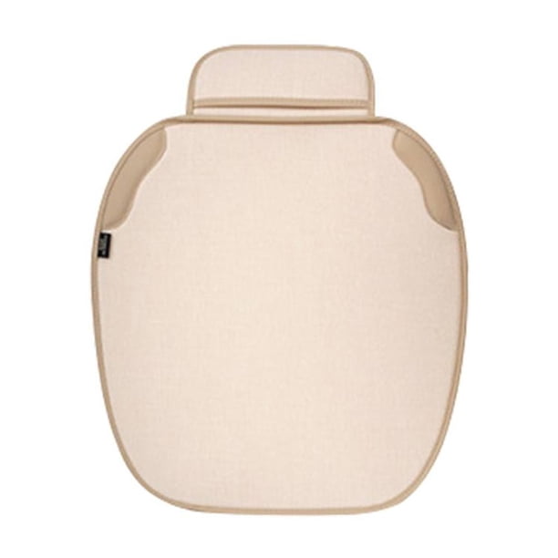 Ruifaya Funda de asiento de lino transpirable para coche, cojín protector delantero para las cuatro estaciones