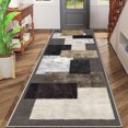 thumbnail image 2 of 2x6 FT Kitchen Runner Rugs Non Skid Washable, Faux Wool Rug Runners for Hallways Bathroom Carpet Runner, Soft Indoor Modern Floor Rug for Entryway Laundry Room, 2 of 11