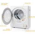 ROVSUN 110V Electric Portable Clothes Dryer, High End Laundry Front