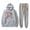 grey, variant on Ashe Willson Running Out Of Time Logo Merch Hoodies Jogger Pants Unisex Fashion Casual Streetwear Set