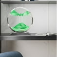 thumbnail image 5 of Kmdttou Solar Lights Outdoor Moving Sand Art Picture Round Glass Moving Sand Frame, Liquid Motion Display Sea Sand Scene Desktop Art,Suitable For Home Office Bookshelf Decoration（50ml）, 5 of 7