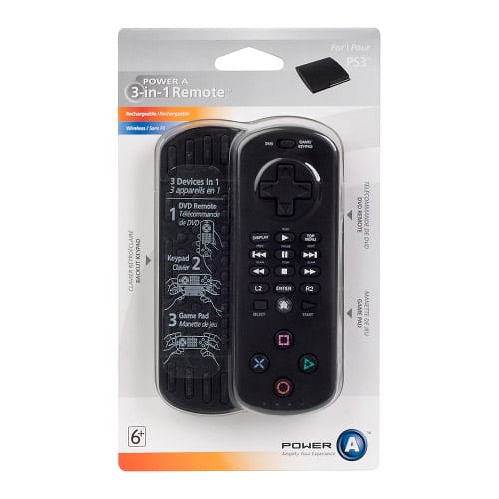 PowerA CPFA051085-01 3-in-1 Remote for PS3 - image 4 of 4