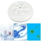 thumbnail image 1 of Mini portátil Turbo Automático Lavadora eléctrica Lavadora Lavandería Hogar Peque?o Ultrasonido Turbo Viaje(blanco) EOTVIA No, 1 of 5