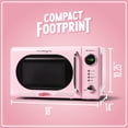 thumbnail image 5 of Horno microondas Nostalgia Retro 0.7 Cu Ft 700 W rosa, 5 of 5