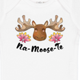 thumbnail image 4 of Inktastic Na-Moose-Te Cute Moose Greeting Boys or Girls Baby Bodysuit, 4 of 5