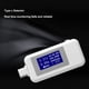 thumbnail image 3 of Detector De Corriente De Voltaje Tipo C, 0-5.1A Bidireccional KWS 1802C Medidor De Potencia De Corriente De Voltaje Tipo C 4-30V Para Dispositivos Terminales USB, 3 of 7