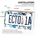 thumbnail image 5 of Coolnut Butterflies License Plate Frames 2pcs, Aluminum Universal Car License Plate Holder with Elliptical Hole for US Vehicles, 12"x 6", 5 of 7