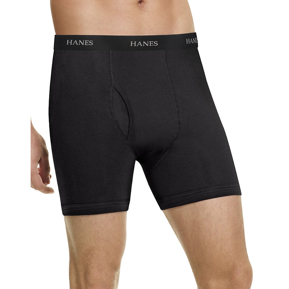 Hanes Men's Tagless Ultimate Long Leg Boxer Briefs with Comfort Flex