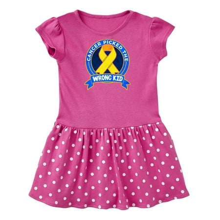 

Inktastic Childhood Cancer Pediatric Cancer Ribbon Gift Baby Girl Dress