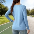 thumbnail image 2 of Khunlpohl Women's Shirts Long Sleeve Workout Sun Protection Shirt Outdoor Gym Hiking Tops Quick Dry Lightweight, 2 of 8