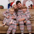 thumbnail image 1 of 2024 New Year's Clothes Mother Daughter Father Son Matching Outfits Christmas Family Pajamas Set Soft Casual Sleepwear Xmas Look, 1 of 4