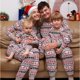 thumbnail image 1 of 2024 New Year's Clothes Mother Daughter Father Son Matching Outfits Christmas Family Pajamas Set Soft Casual Sleepwear Xmas Look, 1 of 4
