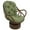 Sage Green, variant on 48-inch by 24-inch Solid Twill Swivel Rocker Cushion