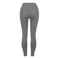 thumbnail image 5 of Women's Soft High Waisted Microfiber Leggings Full Length Slim Fit Lightweight Everyday Basic, 5 of 7