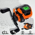 thumbnail image 2 of Bgsha 7.2:1 Bite Alarm Digital Fishing Baitcasting Reel Line Counter Depth Position, 2 of 6