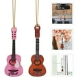 thumbnail image 2 of Shisuyan 10pcs Xmas Miniature Instruments DIY Mini Guitar Model Christmas Tree Guitar Decors, 2 of 8